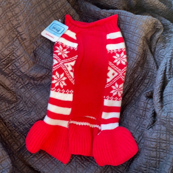 NWT Doggy sweater. Red and white *various sizes - Picture 4 of 4